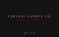 lawless gift card