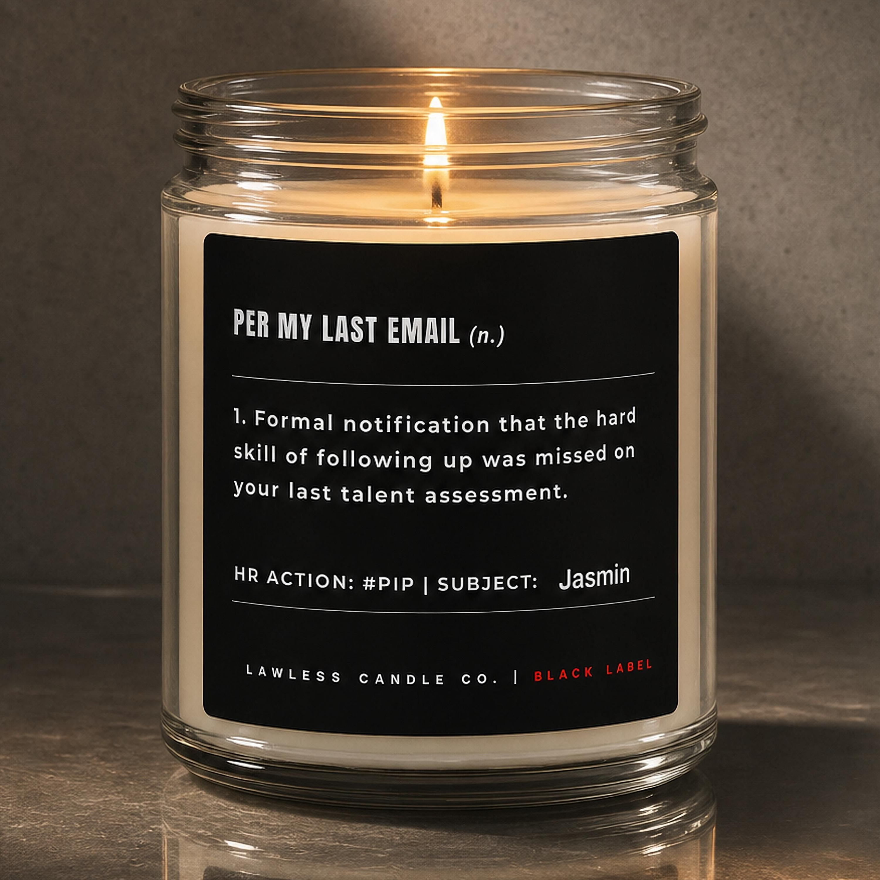 custom - per my last email