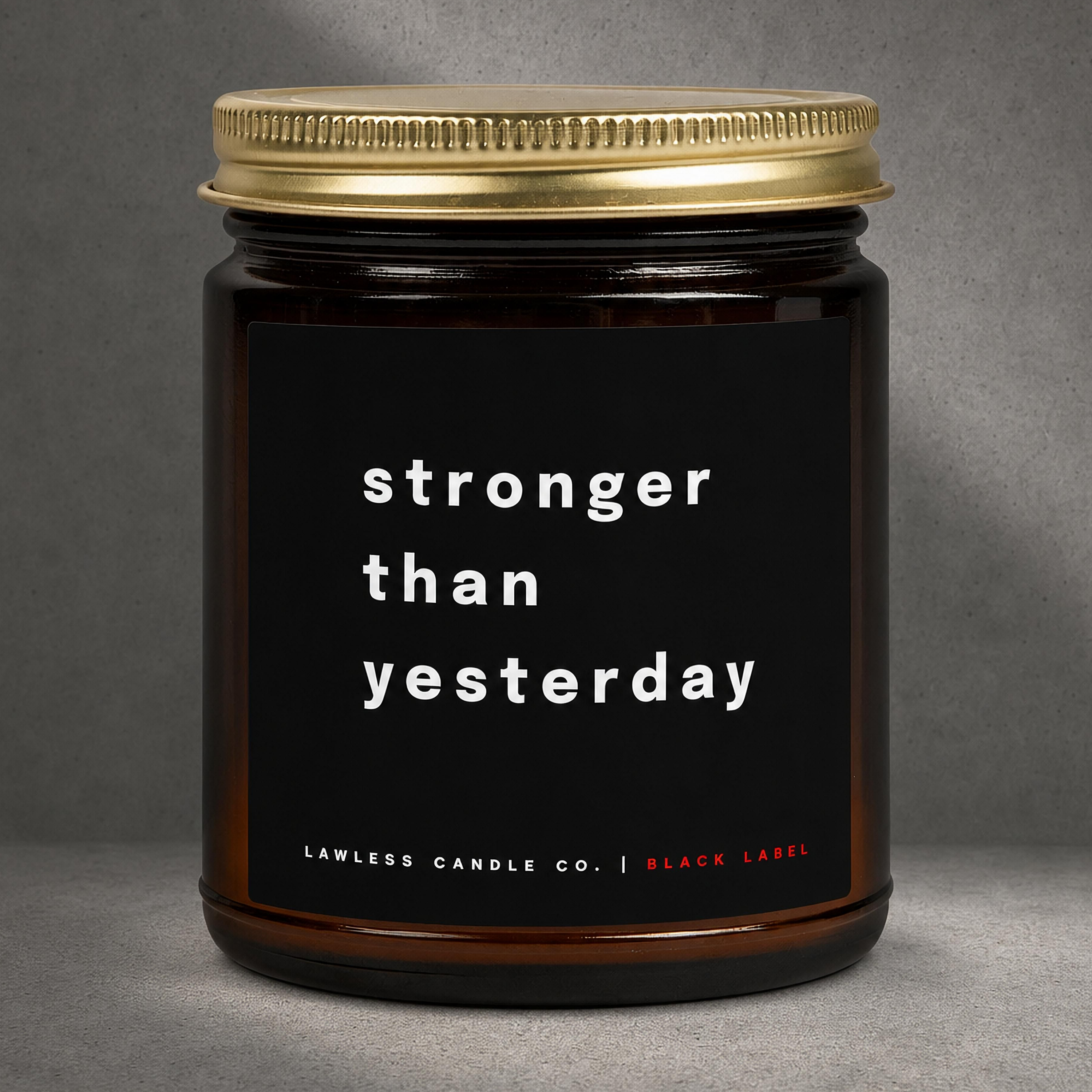 stronger than yesterday