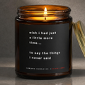 wish I had just a little more time | L09