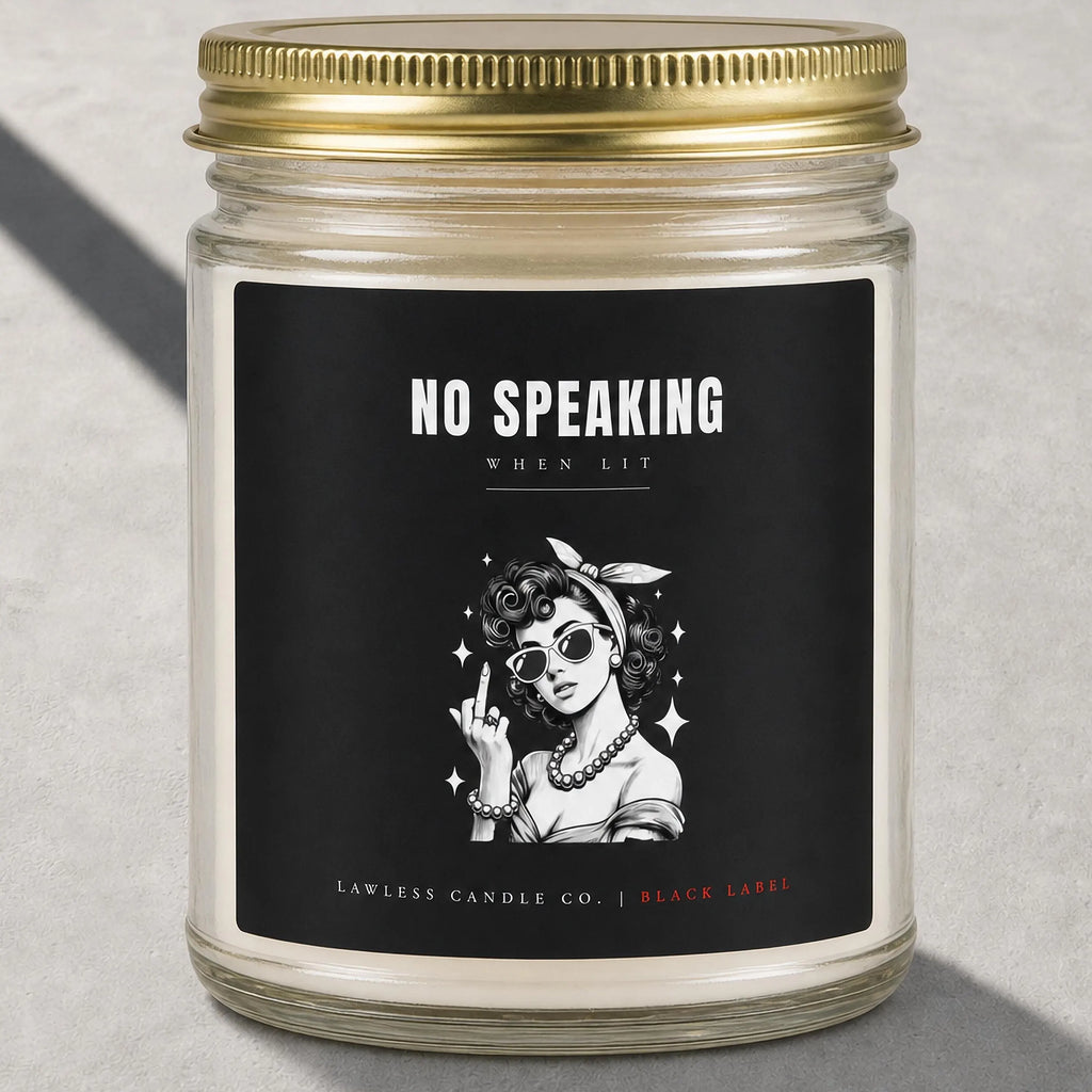 No Speaking When Lit Candle - LC01