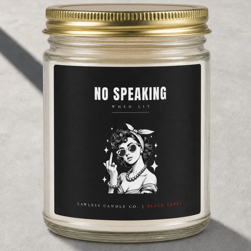 No Speaking When Lit Candle